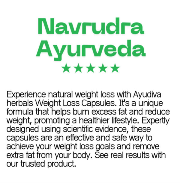 Navrudra Slimfit Powder – Ayurvedic Wellness Support - Image 2